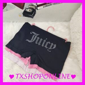 💗👙{Juicy Couture} 3 pack bling logo boy short panties 👙💗NWT